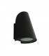 Modern Outdoor Wall Lamp Black 1 Light  with Clear Shade, E27, IP44