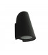 Modern Outdoor Wall Lamp Black 1 Light  with Clear Shade, E27, IP44