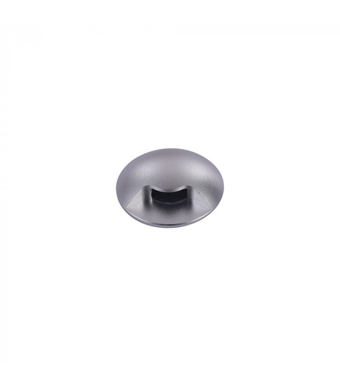 Modern LED Outdoor Wall Lamp Silver, Warm White 3000K 150lm, IP44