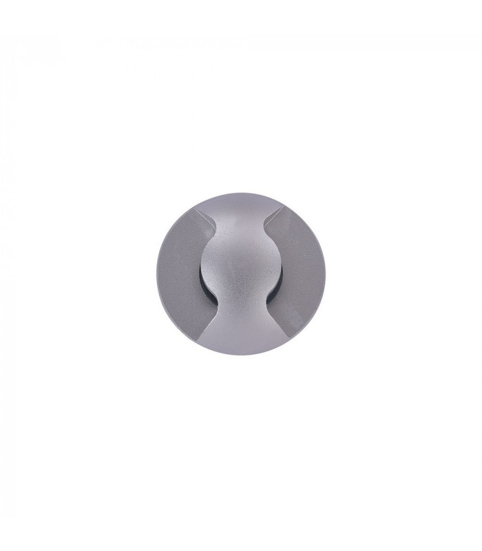 Modern LED Outdoor Wall Lamp Silver, Warm White 3000K 300lm, IP44