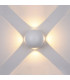 Modern LED Outdoor Wall Lamp White, Warm White 3000K 280lm, IP44