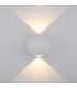 Modern LED Outdoor Wall Lamp White, Warm White 3000K 140lm, IP44