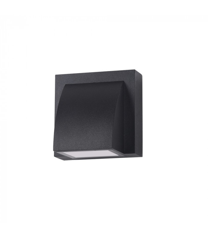 Modern LED Outdoor Wall Lamp Black, Warm White 3000K 120lm, IP54