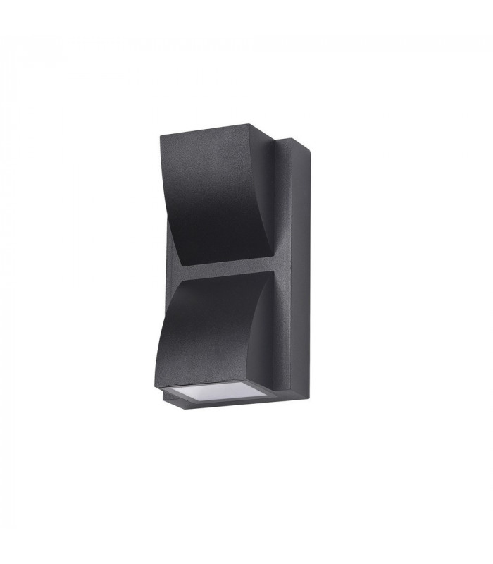 Modern LED Outdoor Wall Lamp Black, Warm White 3000K 120lm, IP54
