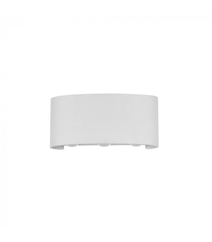 Modern LED Outdoor Wall Lamp White, Warm White 3000K 420lm, IP44