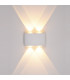 Modern LED Outdoor Wall Lamp White, Warm White 3000K 280lm, IP54