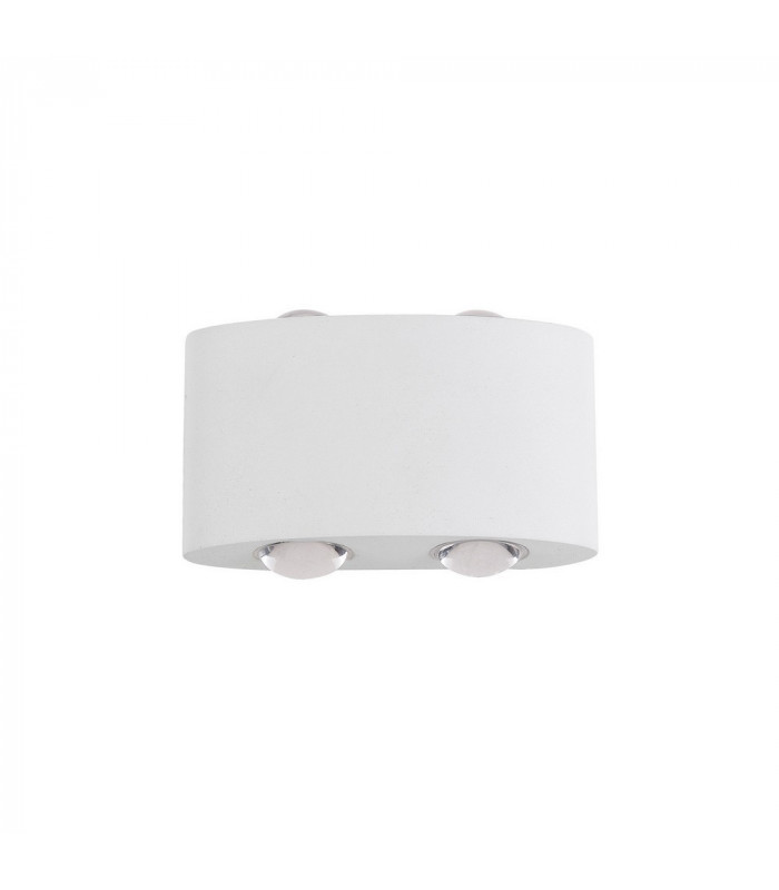 Modern LED Outdoor Wall Lamp White, Warm White 3000K 280lm, IP54