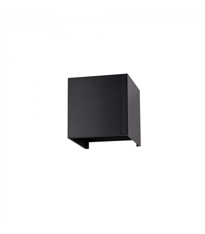 Modern LED Outdoor Wall Lamp Black, Warm White 3000K 300lm, IP44