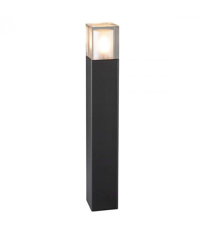 Outdoor Large Bollard, Black, IP65, E27