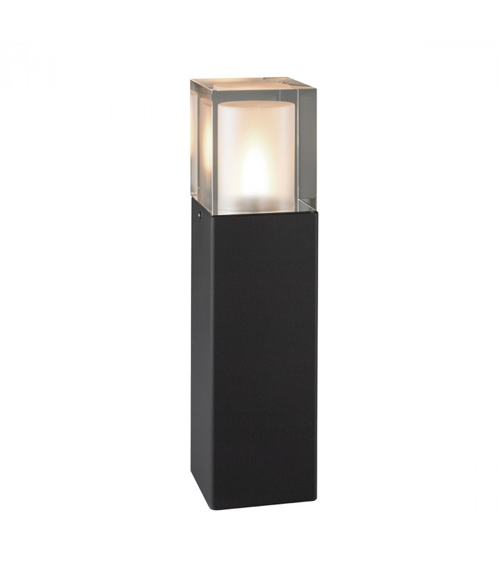Outdoor Medium Bollard, Black, IP65, E27