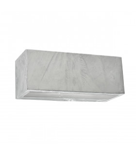 Outdoor Large Up, Down Wall Light Galvanized , IP44, E27