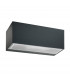 Outdoor Large Up, Down Wall Light Graphite , IP65, E27