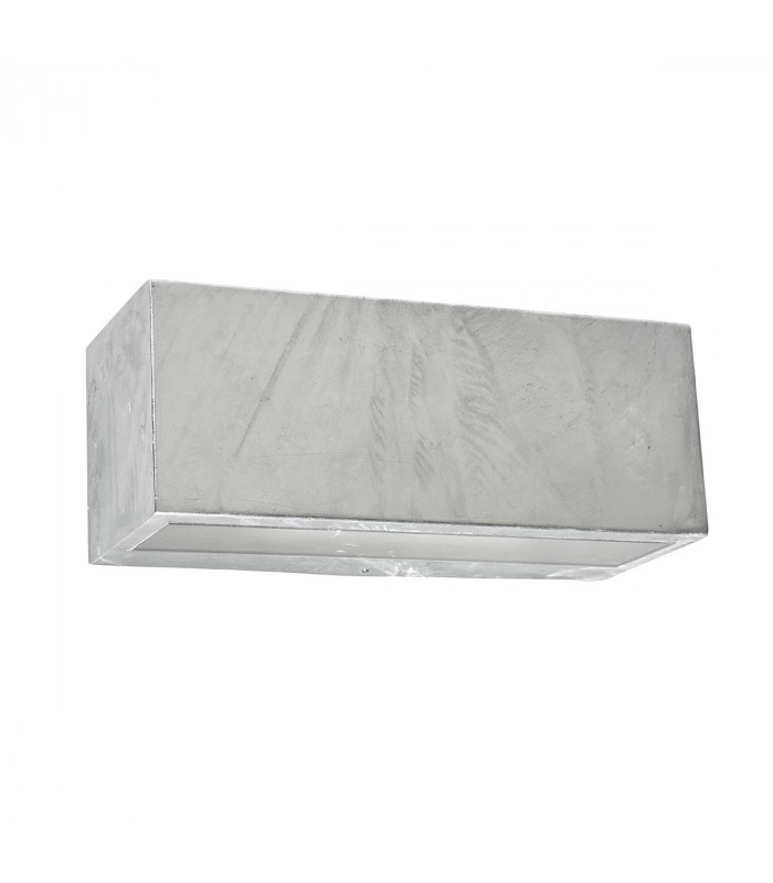 Outdoor Small Up, Down Wall Light Galvanized , IP44, E27