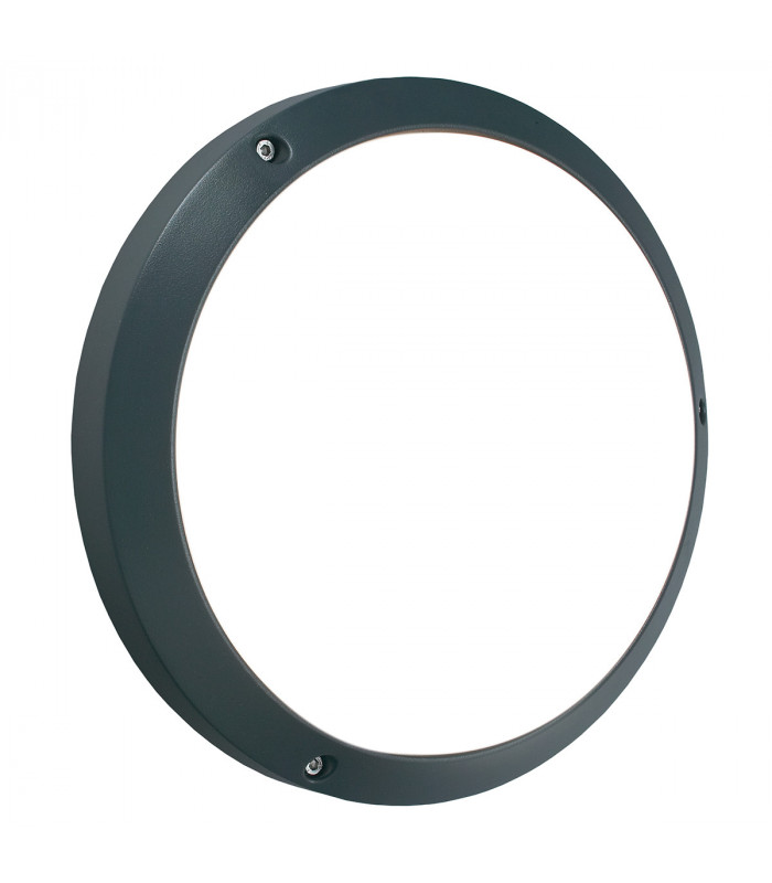 Integrated LED Outdoor LED Wall, Ceiling Light, Graphite, IP65
