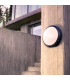 Integrated LED Outdoor LED Wall, Ceiling Light, Graphite, IP65