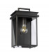 Outdoor 1 Light Wall Lantern, Antique Bronze, IP44, E27