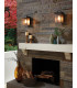 Outdoor 1 Light Wall Lantern, Antique Bronze, IP44, E27