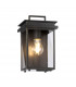 Outdoor 1 Light Wall Lantern, Antique Bronze, IP44, E27