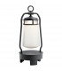 Integrated LED Outdoor Portable Bluetooth Speaker Lantern, EU Plug, Textured Black, IP44