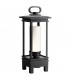 Integrated LED Outdoor Portable Bluetooth Speaker Lantern, UK Plug, Rubbed Bronze, IP44