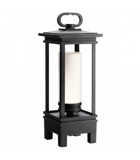 Integrated LED Outdoor Portable Bluetooth Speaker Lantern, UK Plug, Rubbed Bronze, IP44