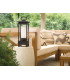 Integrated LED Outdoor Portable Bluetooth Speaker Lantern, UK Plug, Rubbed Bronze, IP44