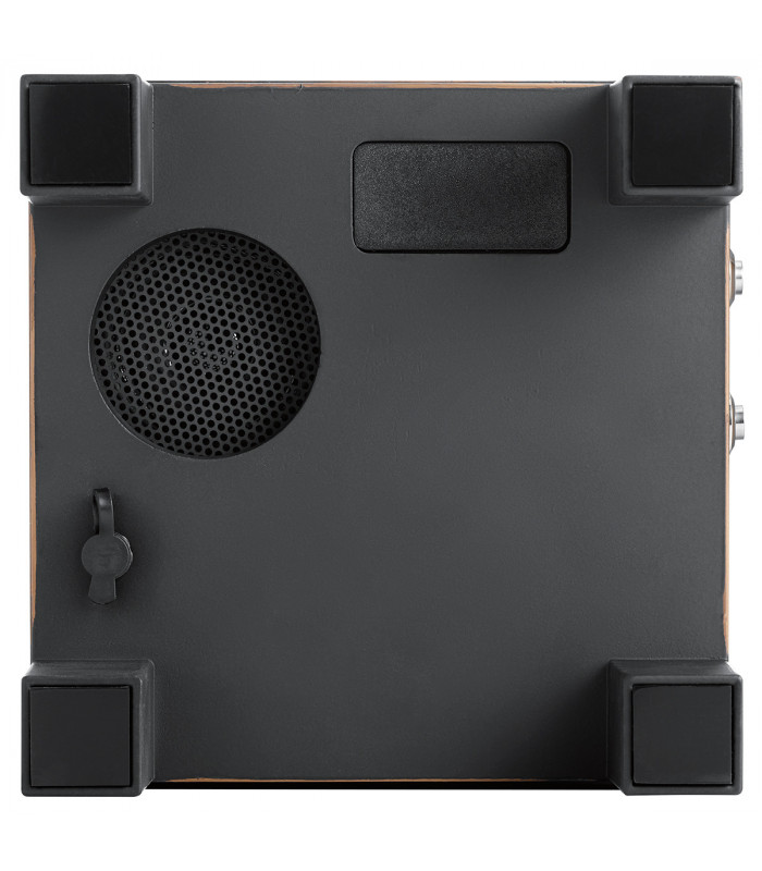Integrated LED Outdoor Portable Bluetooth Speaker Lantern, UK Plug, Rubbed Bronze, IP44