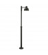 Integrated LED Outdoor 1 Light Lamp Post, Graphite, IP54