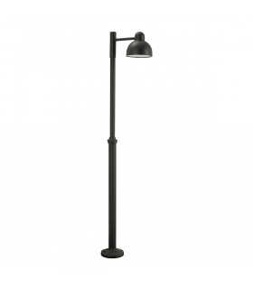 Integrated LED Outdoor 1 Light Lamp Post, Graphite, IP54