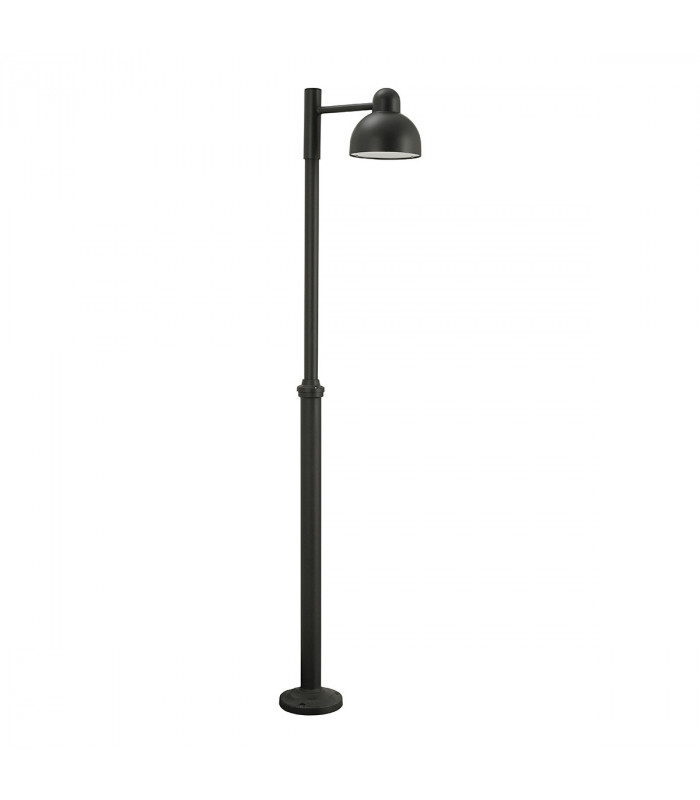 Integrated LED Outdoor 1 Light Lamp Post, Graphite, IP54