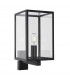 Outdoor Wall Light with Arm, Black, IP44, E27