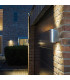 Outdoor 2 Light Up, Down Wall Light Black , IP44, GU10