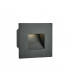 Integrated LED Outdoor Mini LED Recessed Wall Light Graphite , IP65