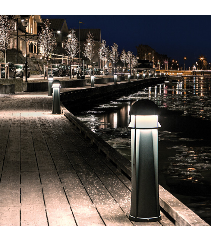 Integrated LED Outdoor LED Bollard Aluminium , IP65