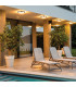 Integrated LED Outdoor Wall, Ceiling Light, Graphite, IP65
