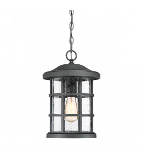 Outdoor 1 Light Chain Lantern, Earth Black, IP44, E27