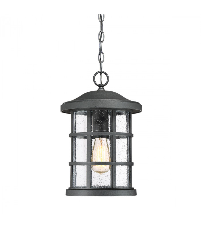 Outdoor 1 Light Chain Lantern, Earth Black, IP44, E27