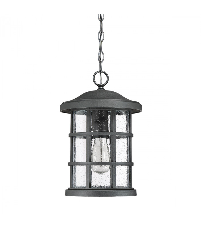 Outdoor 1 Light Chain Lantern, Earth Black, IP44, E27