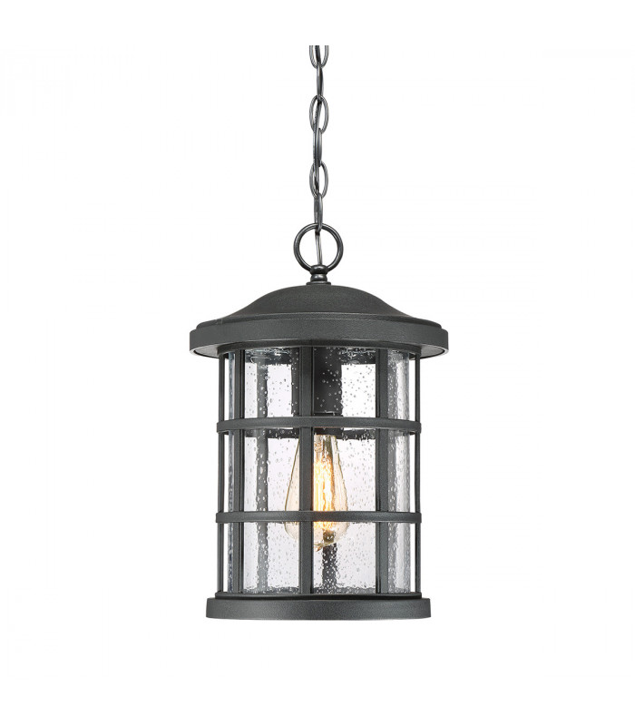 Outdoor 1 Light Chain Lantern, Earth Black, IP44, E27