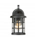 Outdoor 1 Light Small Wall Lantern, Earth Black, IP44, E27