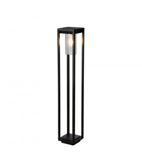 Outdoor Post - 900mm, Black With Clear Diffuser