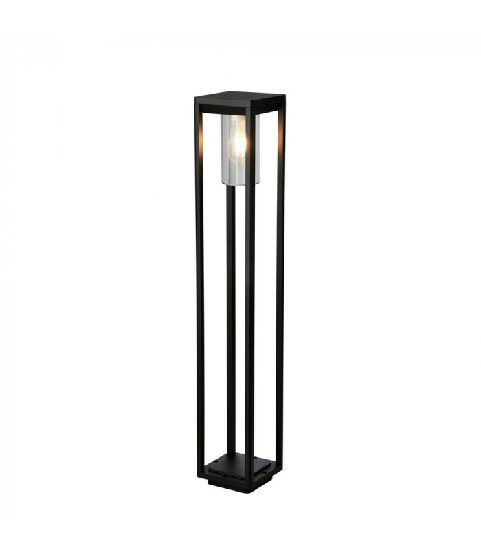Outdoor Post - 900mm, Black With Clear Diffuser