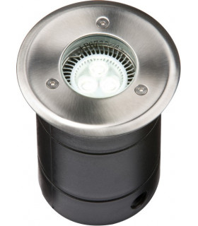 Grade 304 Stainless Steel Walkover / Driveover Light, Depth - 140mm, Flange - 105MM, 230V, IP67