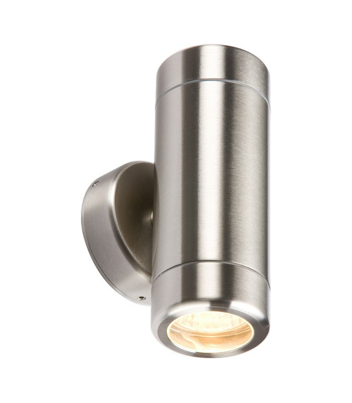 Stainless Steel Up & Down Light GU10 Fitting, 230V IP65