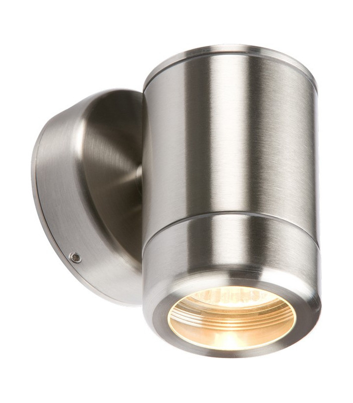 Stainless Steel Single Fixed GU10 35W Fitting, 230V IP65