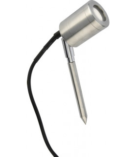 Voltage LED Stainless Steel Spike Light, IP65 1W White Low