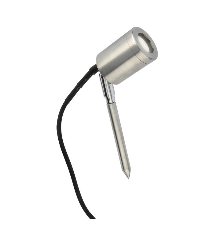 Voltage LED Stainless Steel Spike Light, IP65 1W White Low