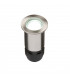 24V Small Stainless Steel Ground Fitting 4 x White LED, IP67