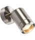 Single Stainless Steel Adjustable Wall Light, 230V IP65 GU10 35W