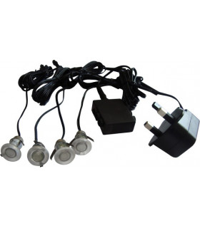 Mini LED Kit 4 x 0.1W Blue LEDs, IP44